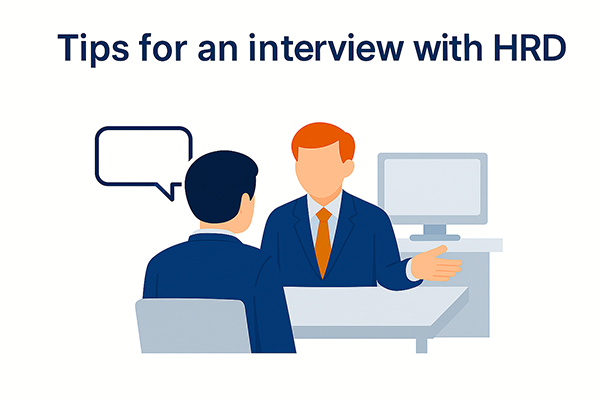 Tips for an interview with HRD